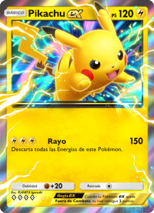 Pikachu ex 022 — Festival Brillante (Spanish Pokémon TCG card)