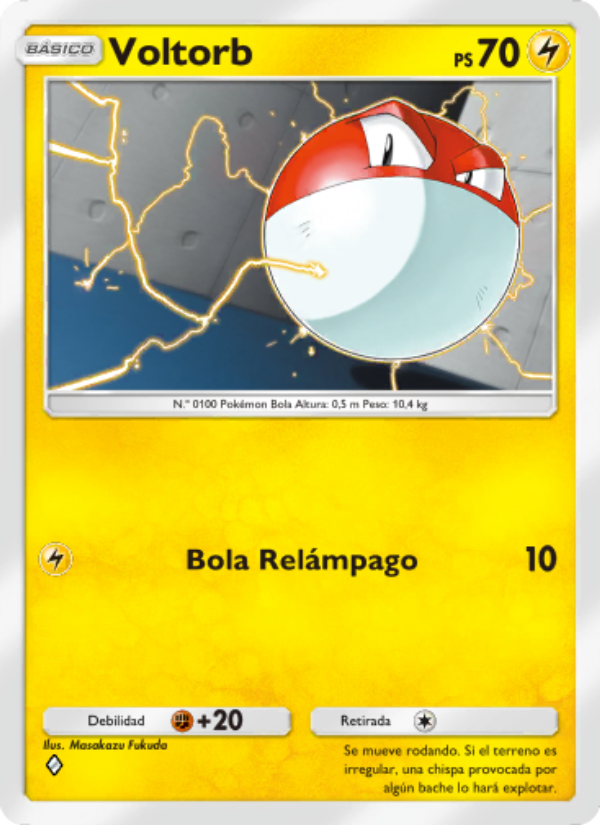 Voltorb 023 — Festival Brillante (Spanish Pokémon TCG card)
