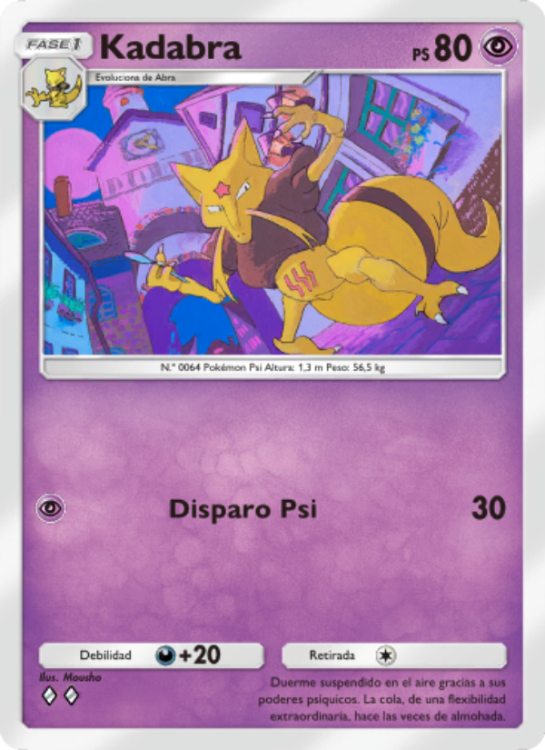 Kadabra 030 — Festival Brillante (Spanish Pokémon TCG card)