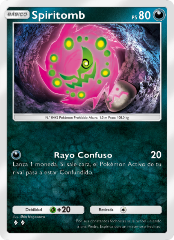 Spiritomb 049 — Festival Brillante (Spanish Pokémon TCG card)