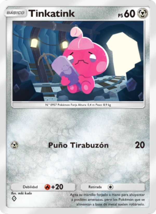 Tinkatink 052 — Festival Brillante (Spanish Pokémon TCG card)