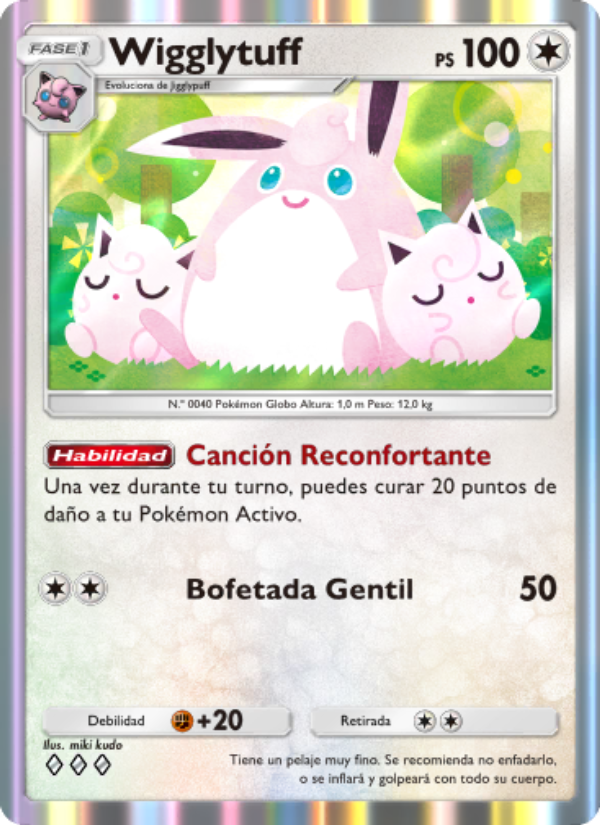 Wigglytuff 061 — Festival Brillante (Spanish Pokémon TCG card)