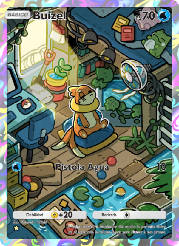 Buizel 074 — Festival Brillante (Spanish Pokémon TCG card)