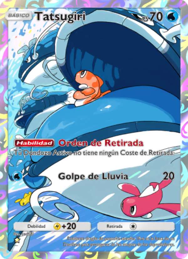 Tatsugiri 075 — Festival Brillante (Spanish Pokémon TCG card)
