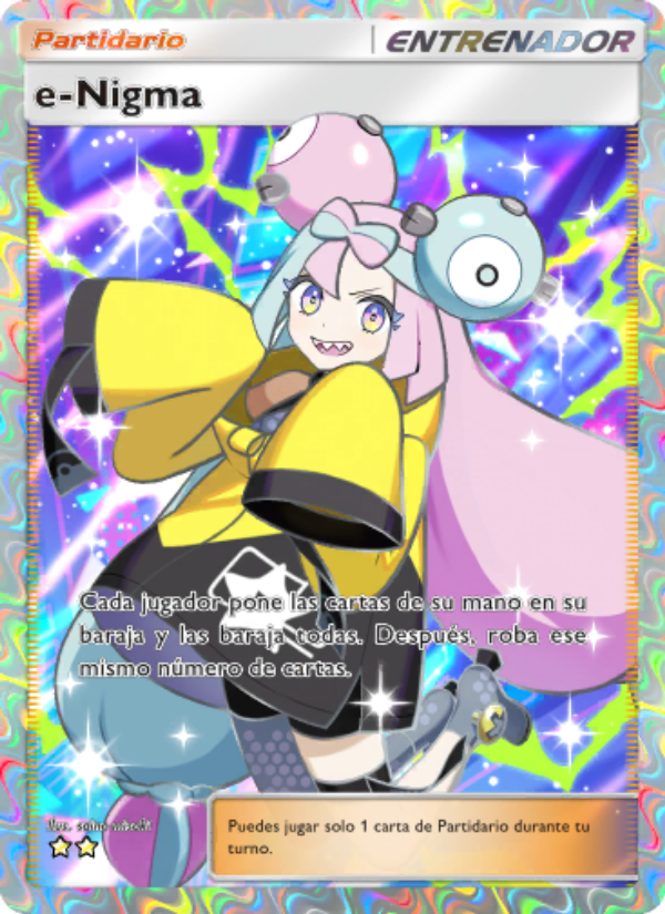 e-Nigma 088 — Festival Brillante (Spanish Pokémon TCG card)