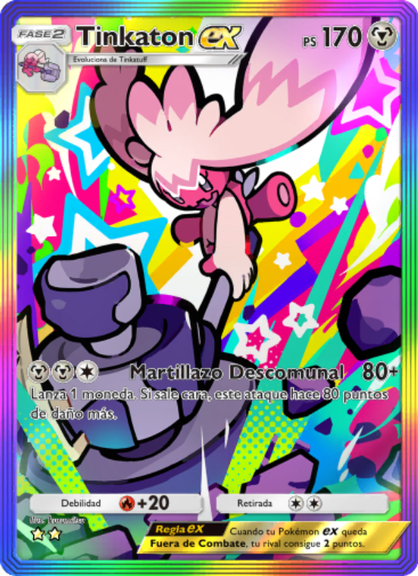 Tinkaton ex 094 — Festival Brillante (Spanish Pokémon TCG card)