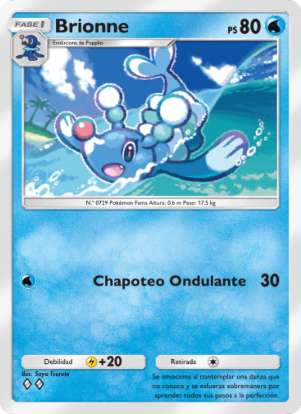Brionne 047 — Guardianes Celestiales (Spanish Pokémon TCG card)