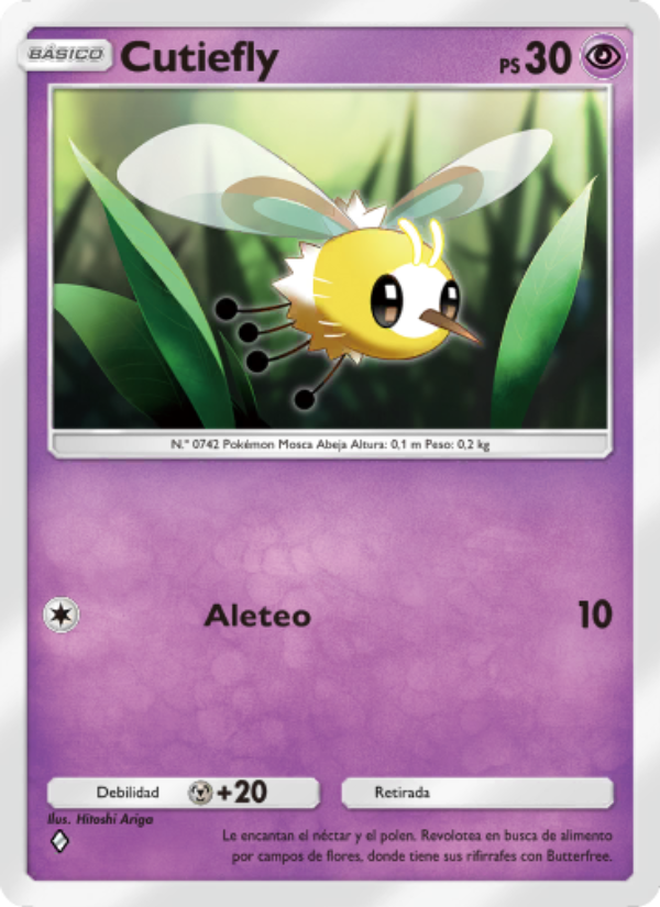 Cutiefly 078 — Guardianes Celestiales (Spanish Pokémon TCG card)