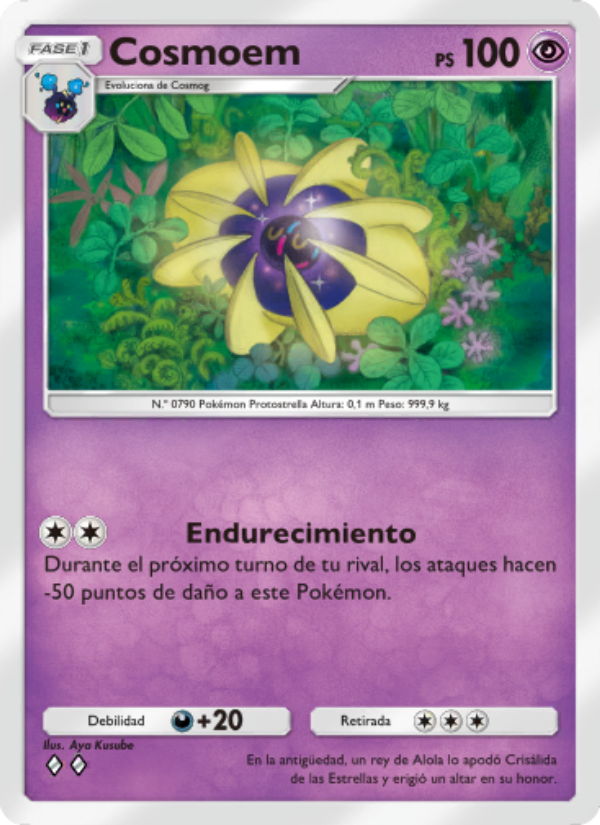Cosmoem 086 — Guardianes Celestiales (Spanish Pokémon TCG card)