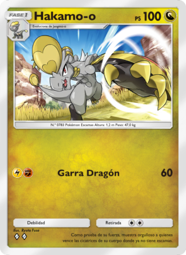Hakamo-o 126 — Guardianes Celestiales (Spanish Pokémon TCG card)