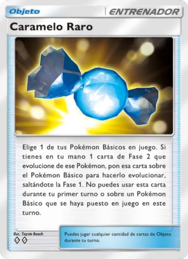 Caramelo Raro 144 — Guardianes Celestiales (Spanish Pokémon TCG card)