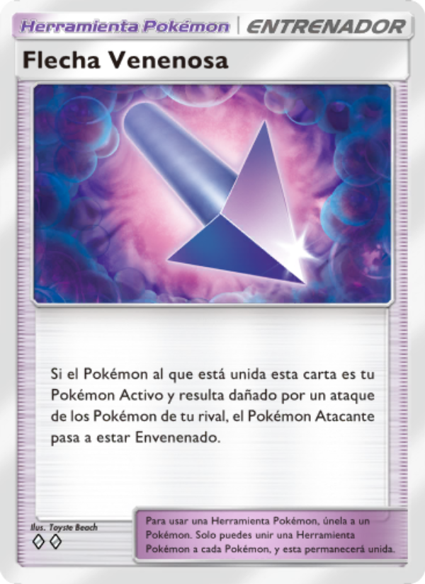 Flecha Venenosa 146 — Guardianes Celestiales (Spanish Pokémon TCG card)