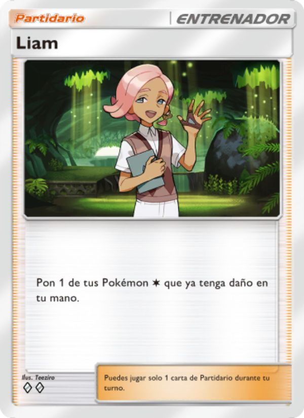 Liam 149 — Guardianes Celestiales (Spanish Pokémon TCG card)