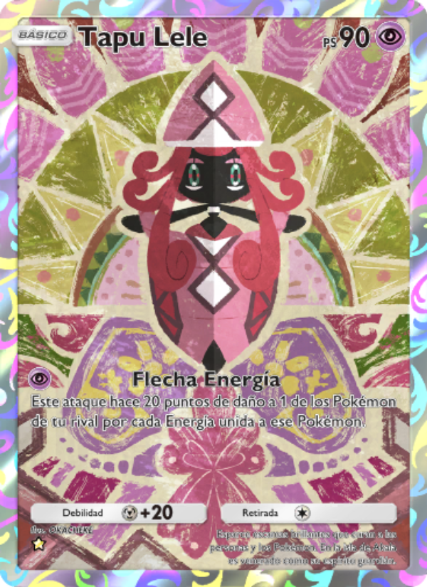 Tapu Lele 170 — Guardianes Celestiales (Spanish Pokémon TCG card)