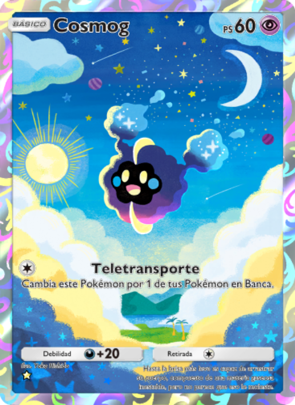 Cosmog 171 — Guardianes Celestiales (Spanish Pokémon TCG card)