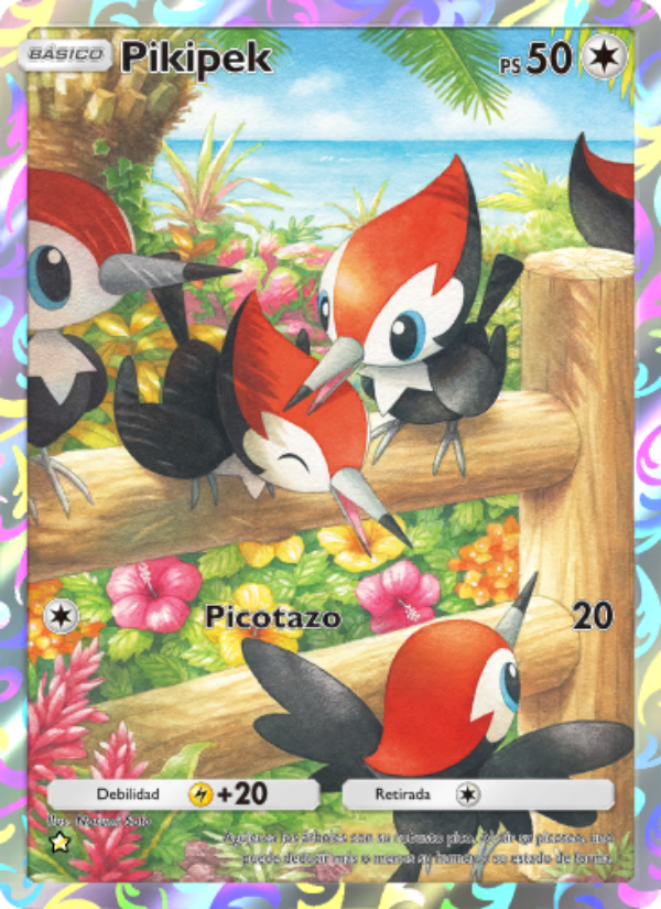 Pikipek 177 — Guardianes Celestiales (Spanish Pokémon TCG card)