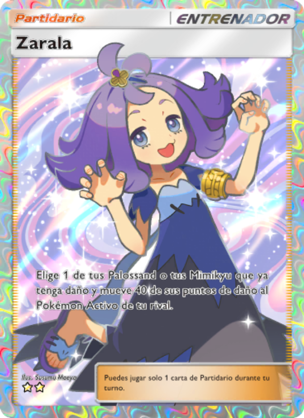 Zarala 190 — Guardianes Celestiales (Spanish Pokémon TCG card)