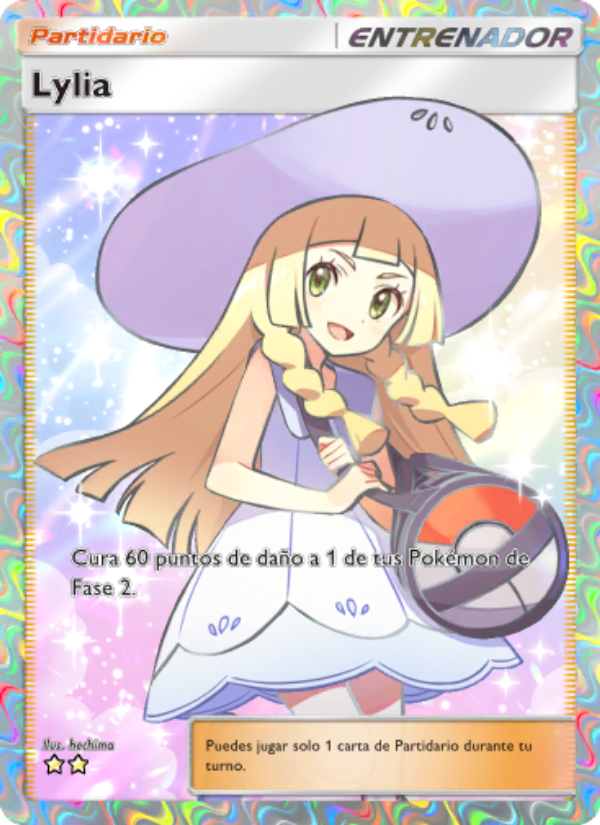Lylia 197 — Guardianes Celestiales (Spanish Pokémon TCG card)