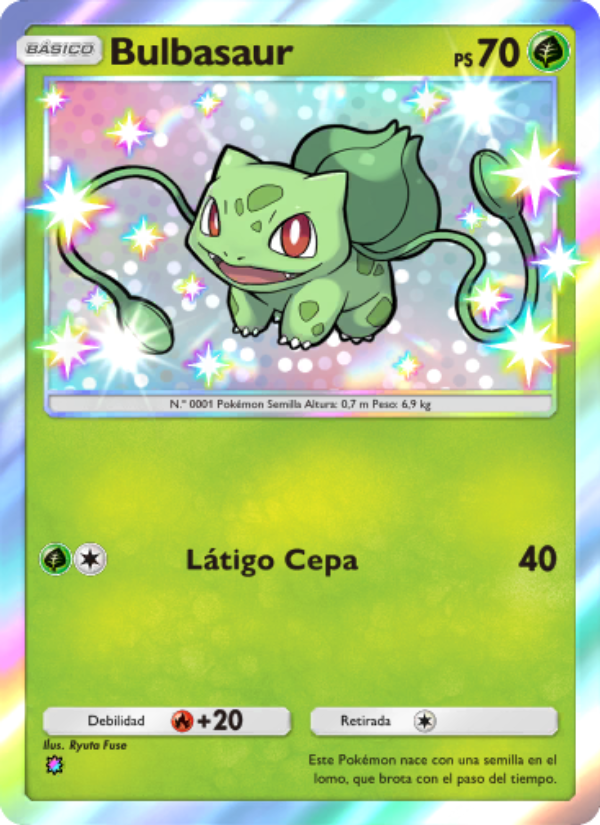 Bulbasaur 210 — Guardianes Celestiales (Spanish Pokémon TCG card)