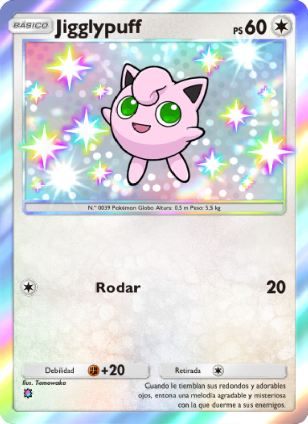 Jigglypuff 228 — Guardianes Celestiales (Spanish Pokémon TCG card)