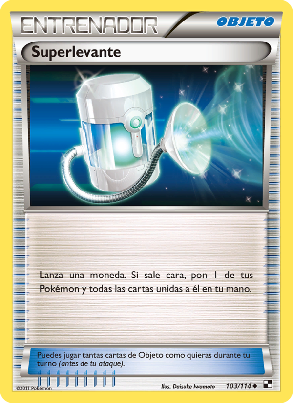 Superlevante 103 — Negro y Blanco (Spanish Pokémon TCG card)