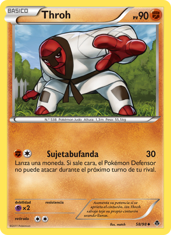 Throh 58 — Fuerzas Emergentes (Spanish Pokémon TCG card)