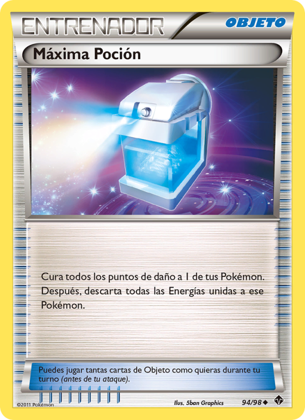 Máxima Poción 94 — Fuerzas Emergentes (Spanish Pokémon TCG card)