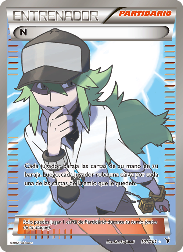 N 101 — Nobles Victorias (Spanish Pokémon TCG card)