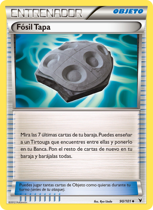 Fósil Tapa 90 — Nobles Victorias (Spanish Pokémon TCG card)