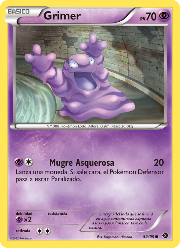 Grimer 52 — Próximos Destinos (Spanish Pokémon TCG card)