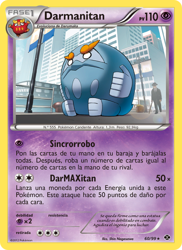 Darmanitan 60 — Próximos Destinos (Spanish Pokémon TCG card)