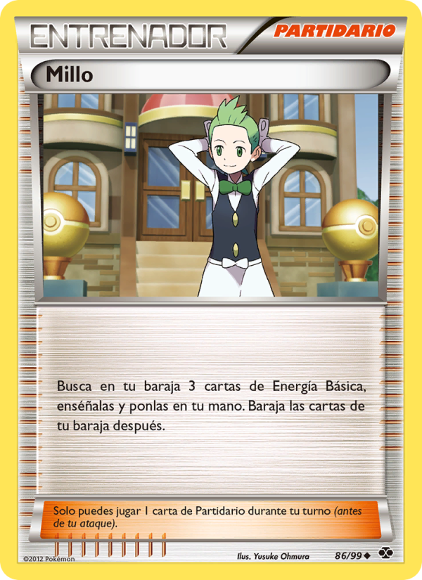 Millo 86 — Próximos Destinos (Spanish Pokémon TCG card)