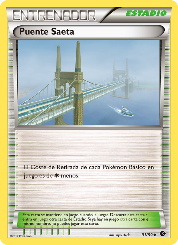Puente Saeta 91 — Próximos Destinos (Spanish Pokémon TCG card)