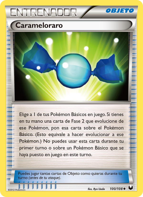 Carameloraro 100 — Oscuros Exploradores (Spanish Pokémon TCG card)