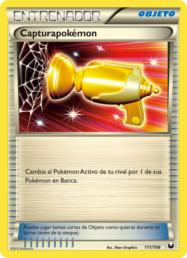 Capturapokémon 111 — Oscuros Exploradores (Spanish Pokémon TCG card)