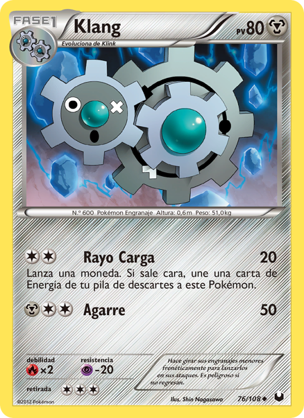 Klang 76 — Oscuros Exploradores (Spanish Pokémon TCG card)