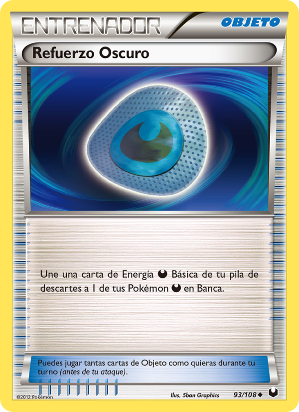 Refuerzo Oscuro 93 — Oscuros Exploradores (Spanish Pokémon TCG card)