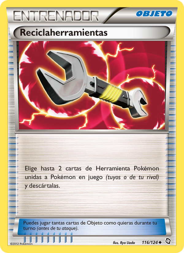 Reciclaherramientas 116 — Dragones Majestuosos (Spanish Pokémon TCG card)