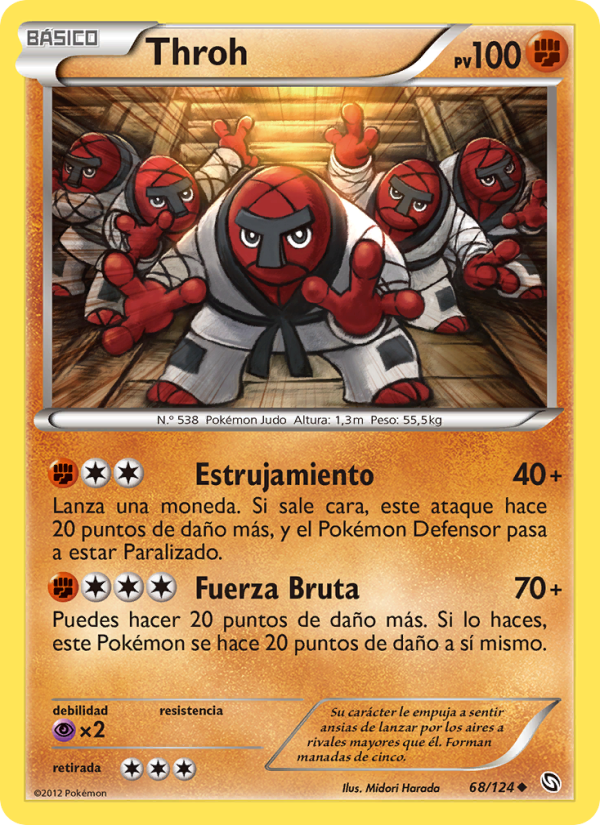 Throh 68 — Dragones Majestuosos (Spanish Pokémon TCG card)