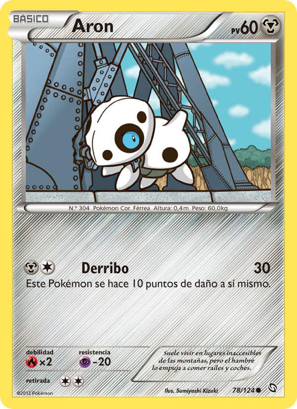 Aron 78 — Dragones Majestuosos (Spanish Pokémon TCG card)