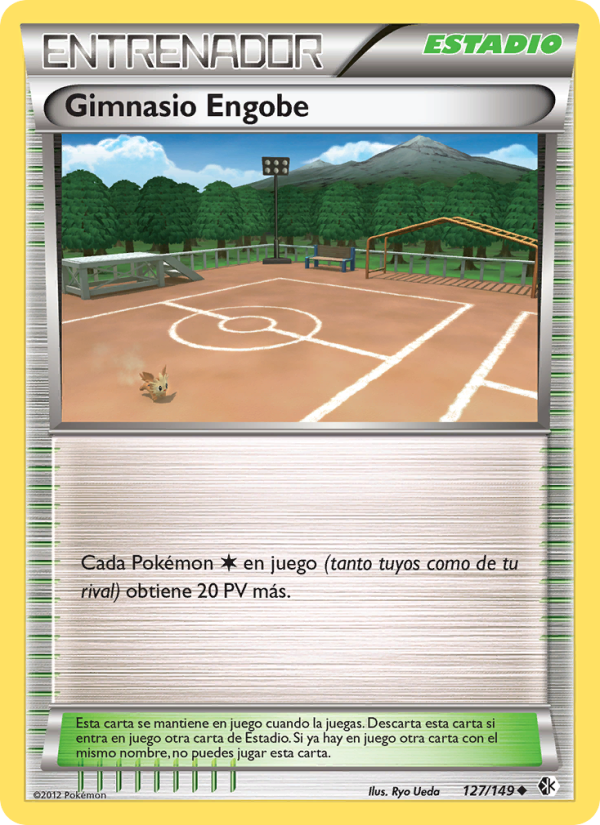 Gimnasio Engobe 127 — Fronteras Cruzadas (Spanish Pokémon TCG card)