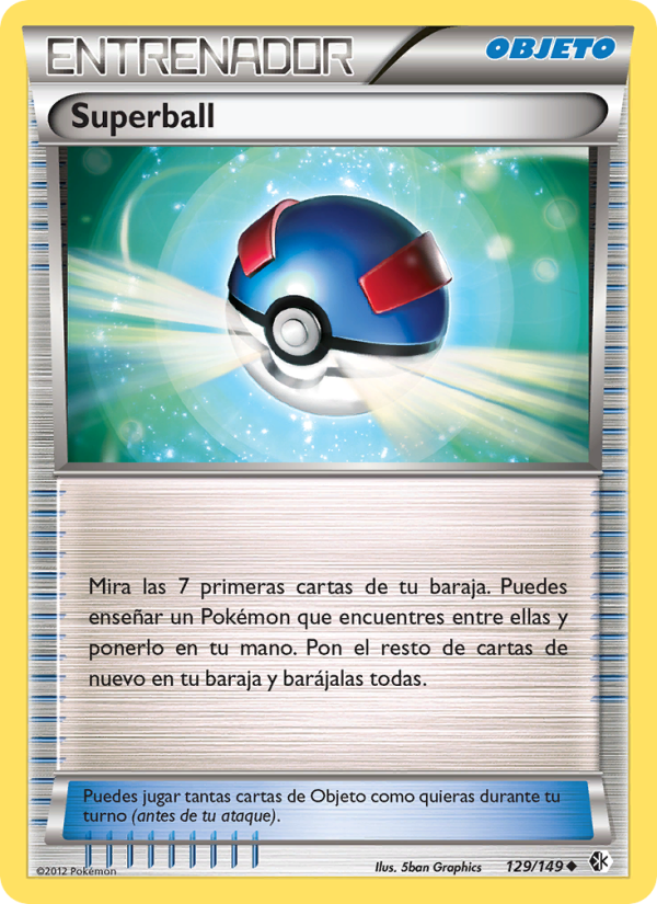 Superball 129 — Fronteras Cruzadas (Spanish Pokémon TCG card)
