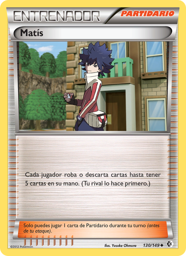 Matís 130 — Fronteras Cruzadas (Spanish Pokémon TCG card)