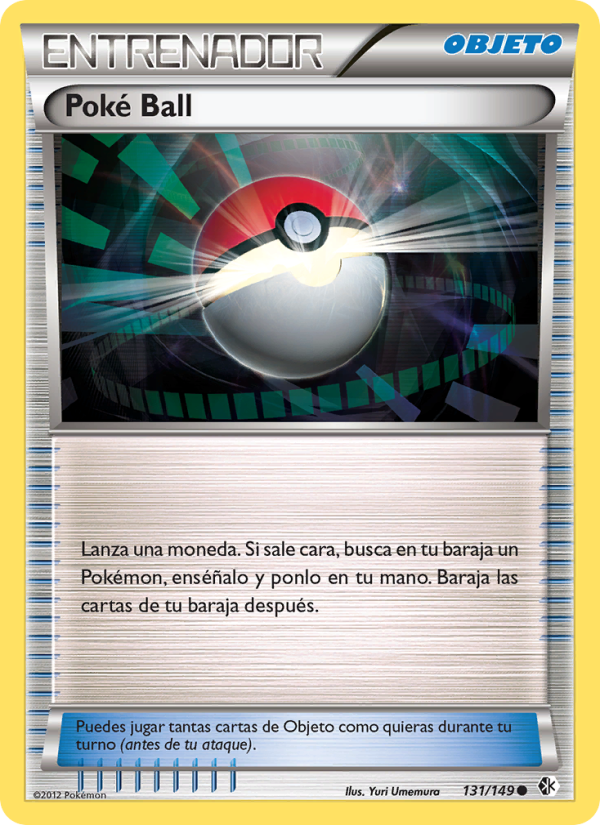 Poké Ball 131 — Fronteras Cruzadas (Spanish Pokémon TCG card)