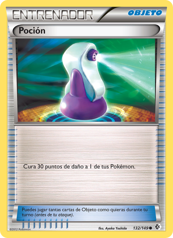 Poción 132 — Fronteras Cruzadas (Spanish Pokémon TCG card)