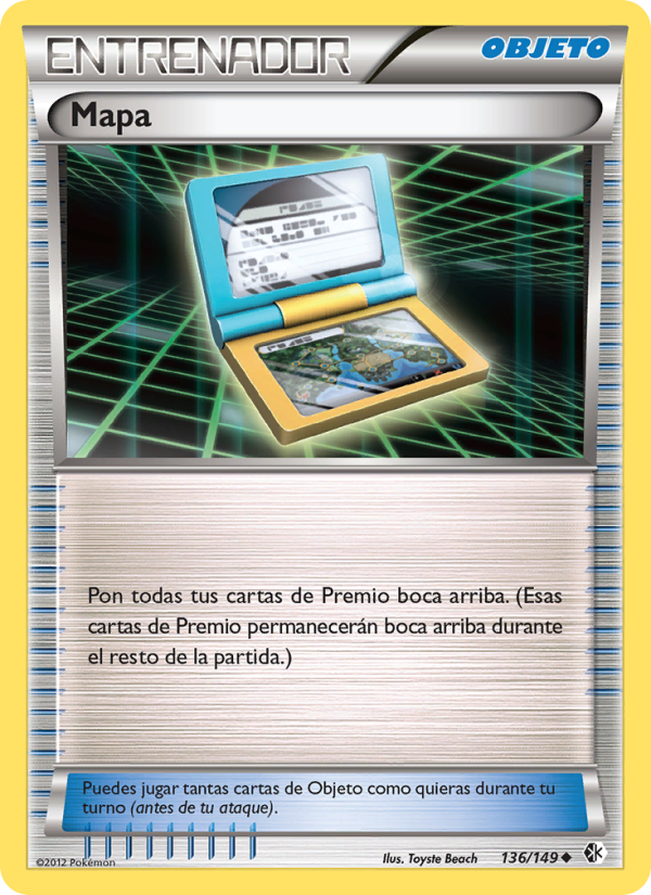Mapa 136 — Fronteras Cruzadas (Spanish Pokémon TCG card)