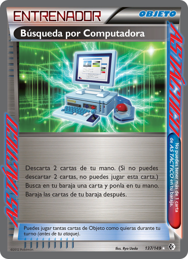 Búsqueda por Computadora 137 — Fronteras Cruzadas (Spanish Pokémon TCG card)
