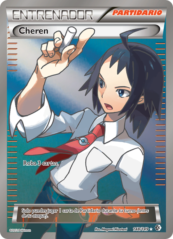 Cheren 148 — Fronteras Cruzadas (Spanish Pokémon TCG card)