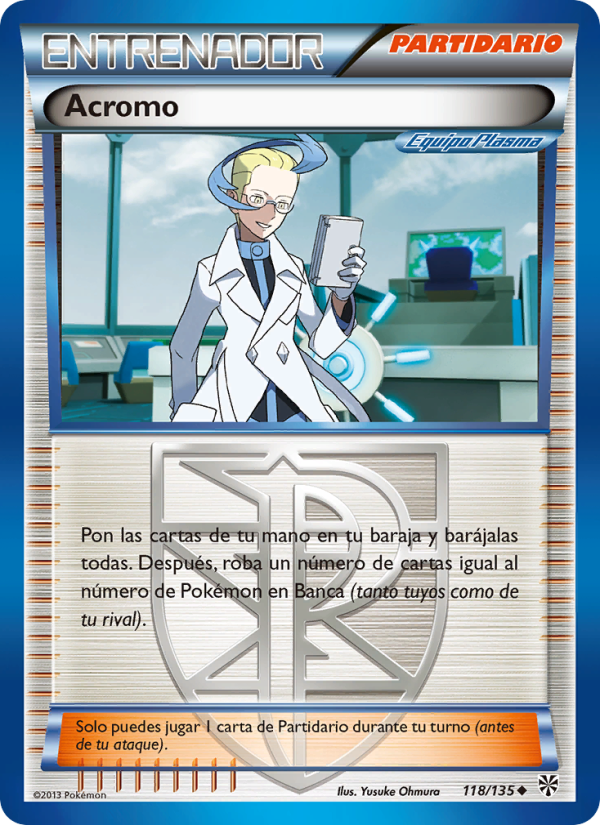 Acromo 118 — Tormenta Plasma (Spanish Pokémon TCG card)