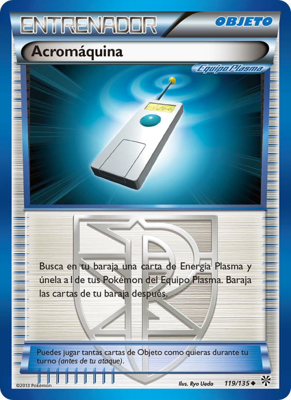 Acromáquina 119 — Tormenta Plasma (Spanish Pokémon TCG card)